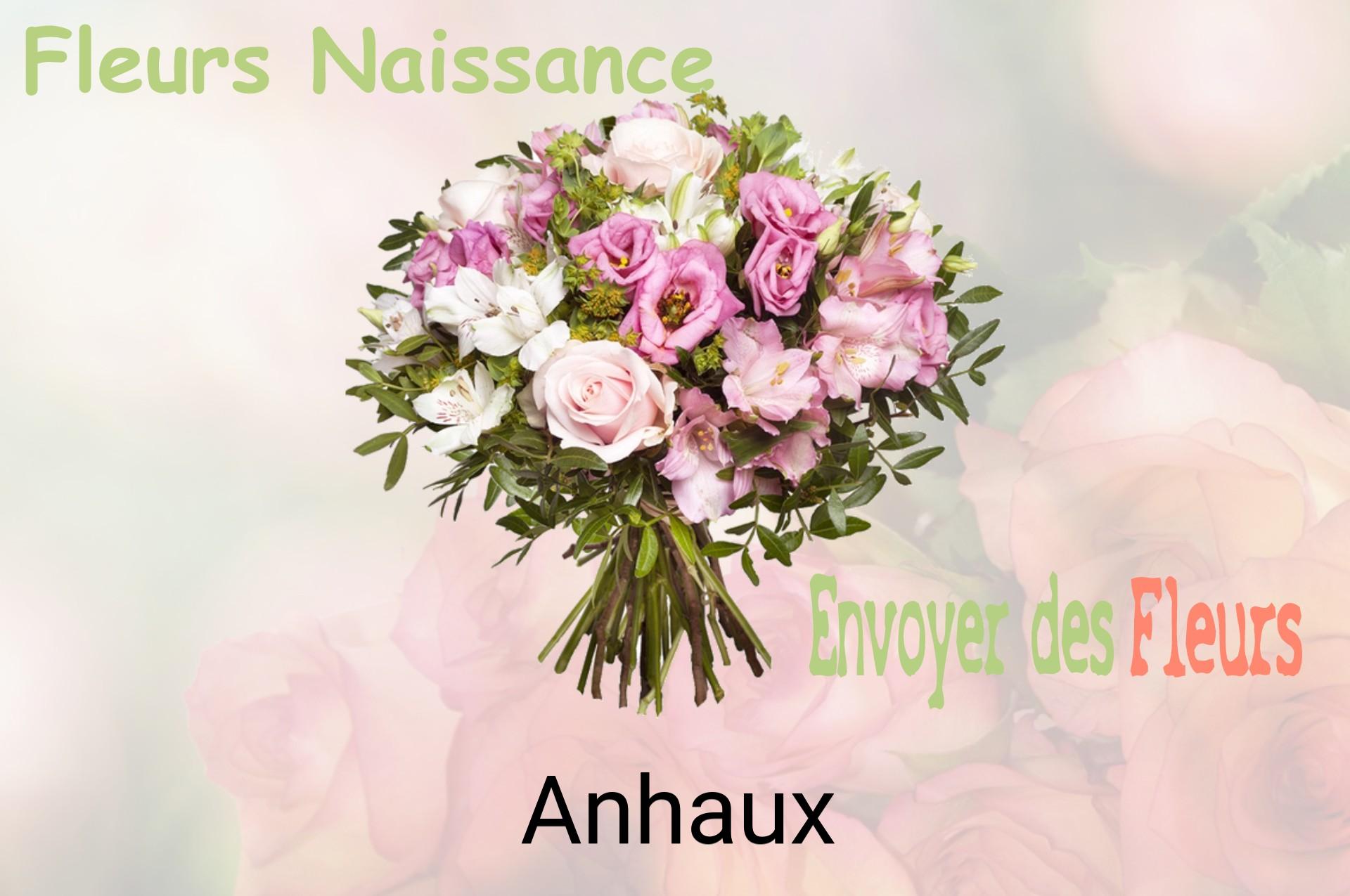Bouquet de fleurs de naissance livré à Anhaux